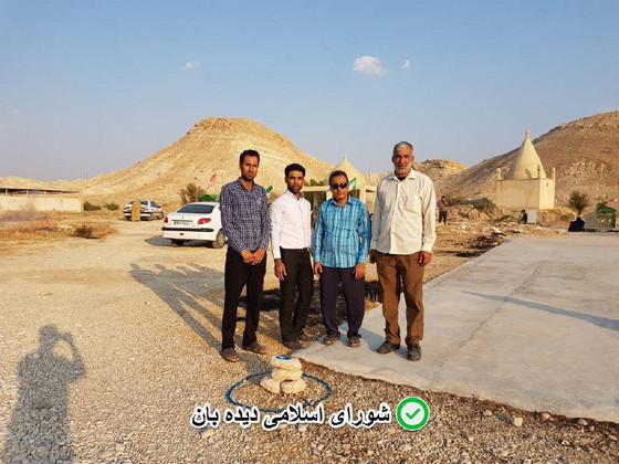 به همت شورای اسلامی دیده بان، گلزار شهدا چراغانی می شود