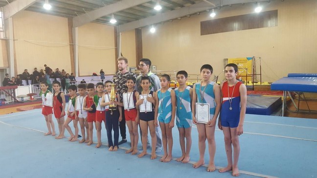 قهرمانی مرصاد پورمهدی در مسابقات ژیمناسیتک در پرش خرک