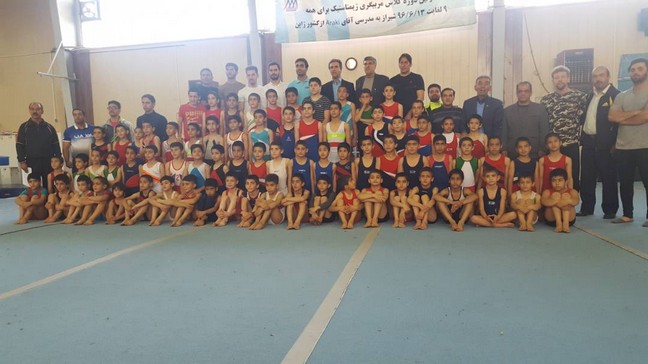 قهرمانی مرصاد پورمهدی در مسابقات ژیمناسیتک در پرش خرک