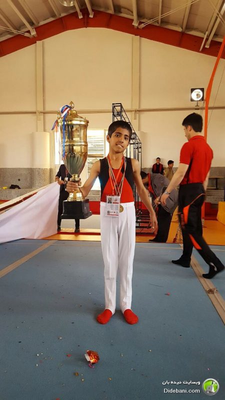 کسب مقام قهرمانی در مسابقات ژیمناستیک استان فارس برای مرصاد پورمهدی